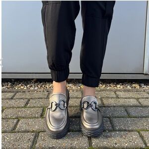 Stylish Metallic Loafers for Women